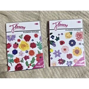 Fleurs Flower Making USB with Instruction Booklet - Volume 1 and Volume 2